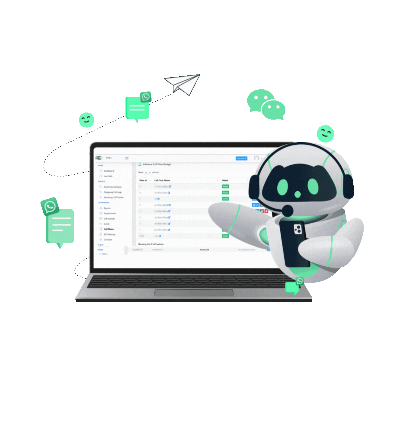 Integrations send whatsapp ivr gif